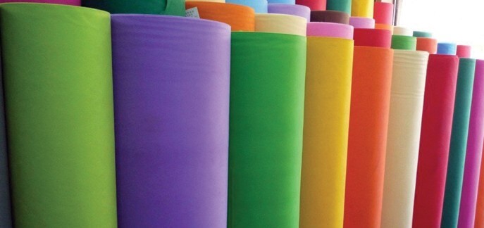 Plain Colored Non Woven Fabric Roll, For Garment, GSM: 7-150 at Rs 138/kg  in Rajkot